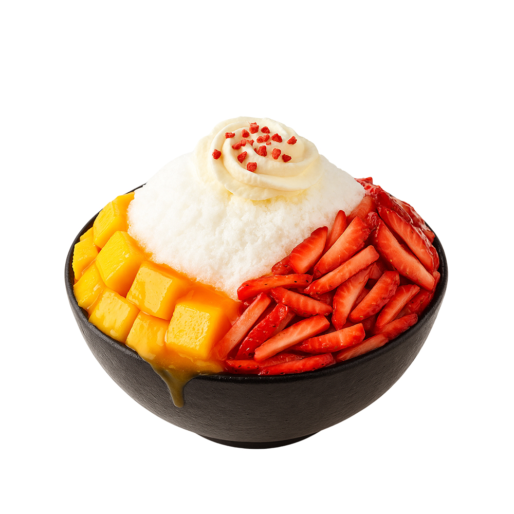 Strawberry Mango Bingsu